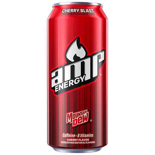 AMP Energy Mountain Dew Cherry Blast