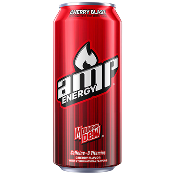 AMP Energy Mountain Dew Cherry Blast