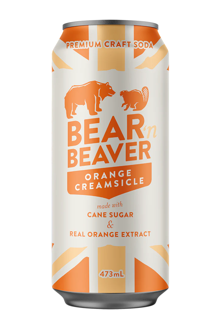 Bear 'n Beaver Orange Creamsicle