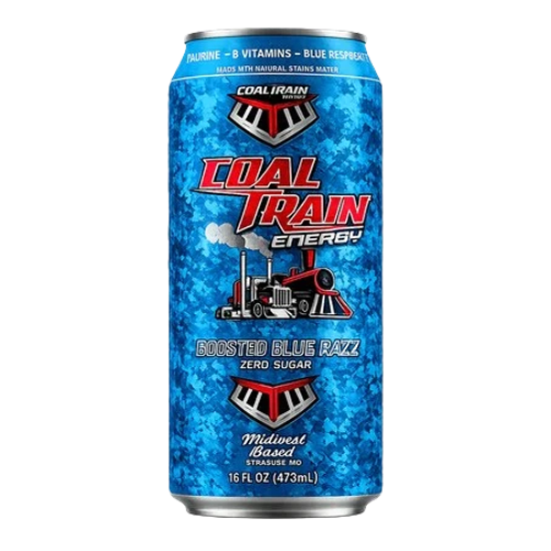 Coal Train Energy Boosted Blue Razz