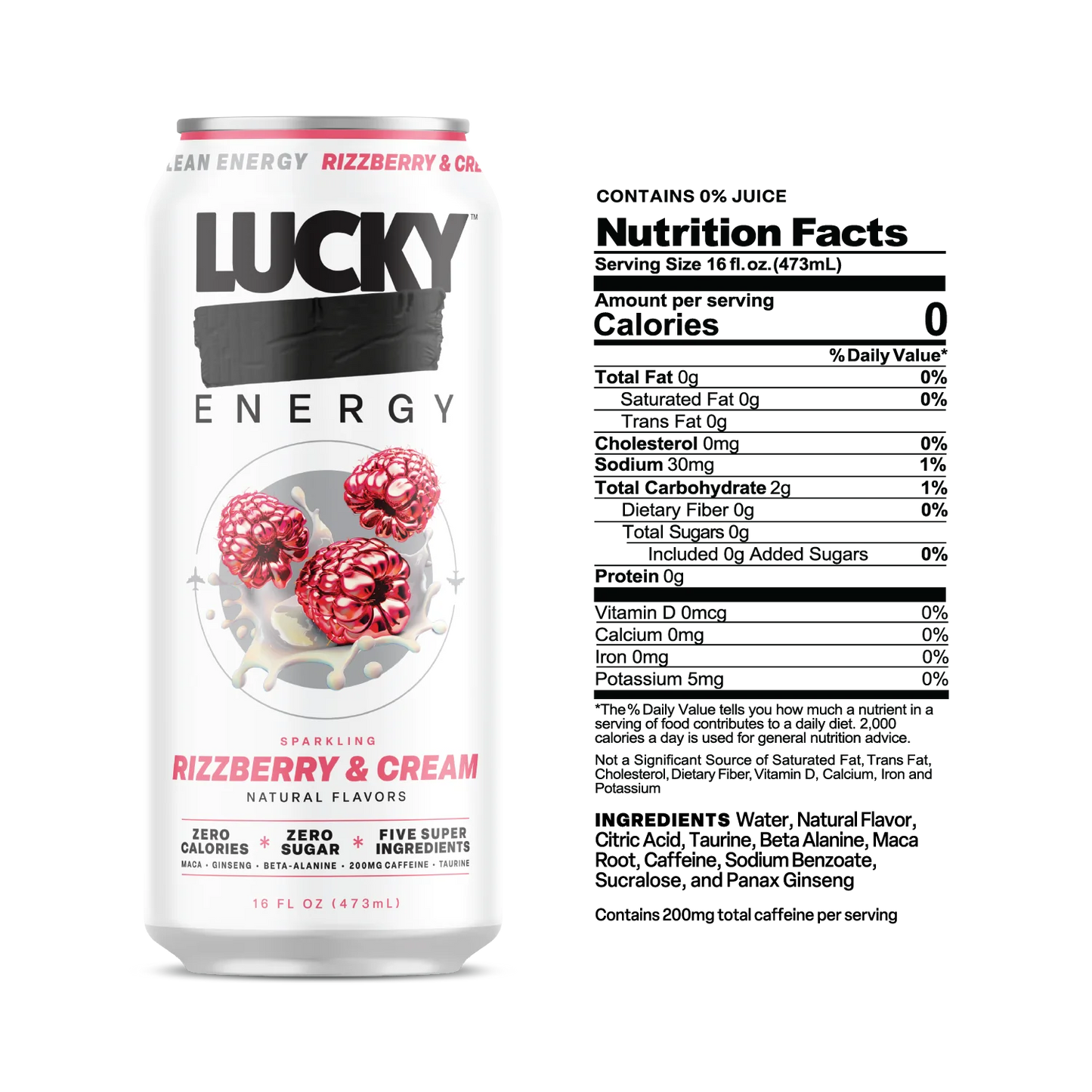 Lucky Energy RizzBerry & Cream