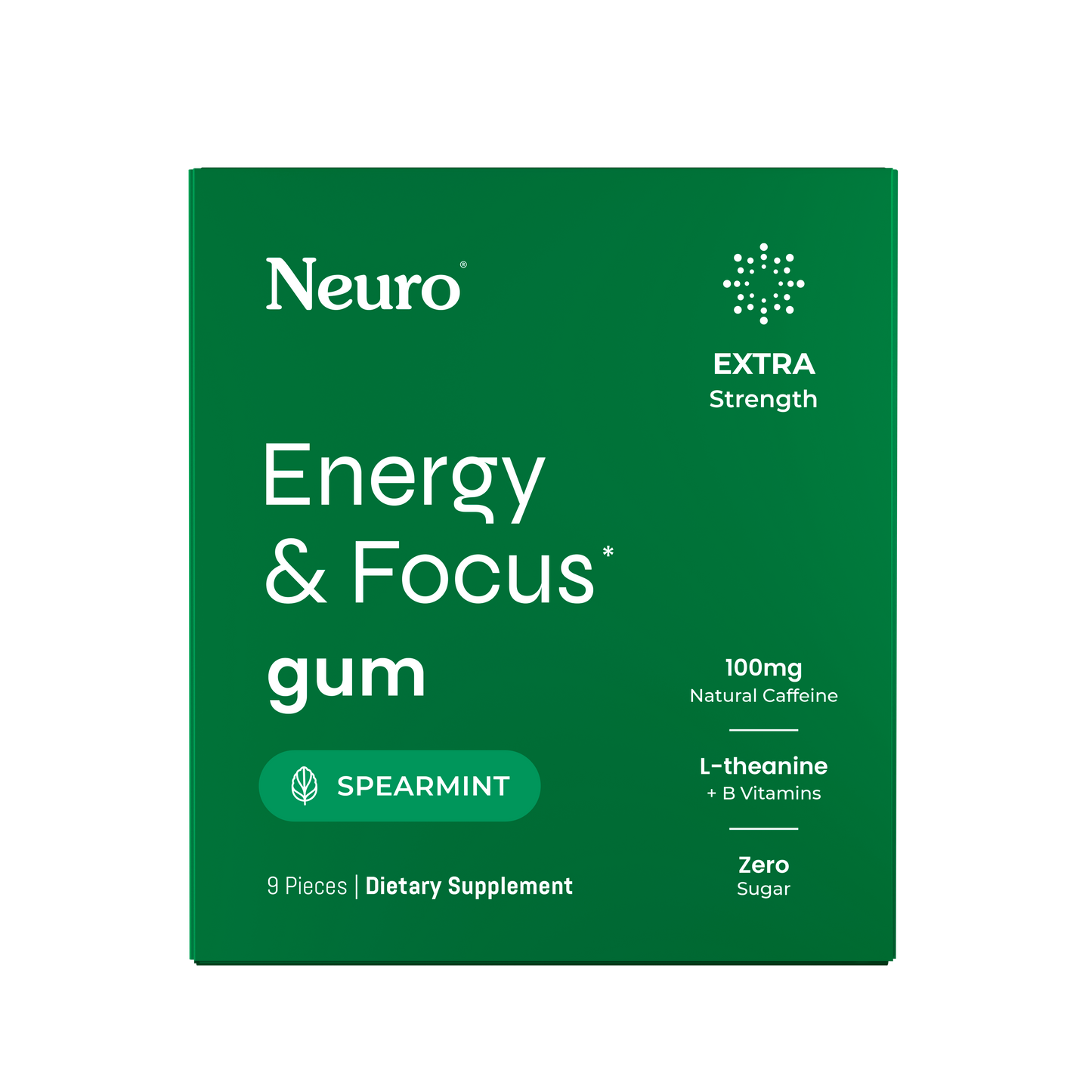 Neuro Gum Extra Strength Spearmint