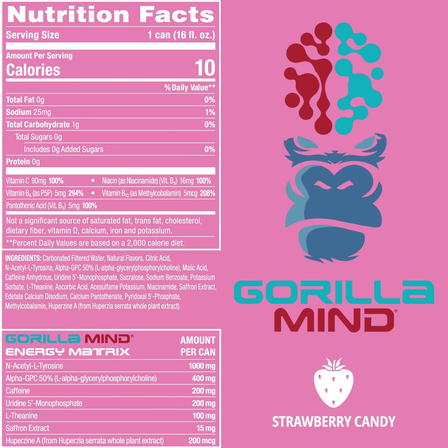 Gorilla Mind Strawberry Candy