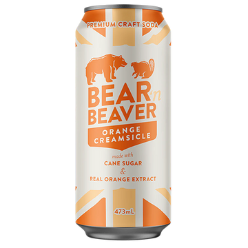 Bear 'n Beaver Craft Soda Orange Creamsicle