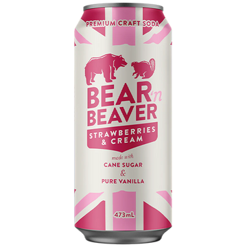 Bear 'n Beaver Strawberries & Cream