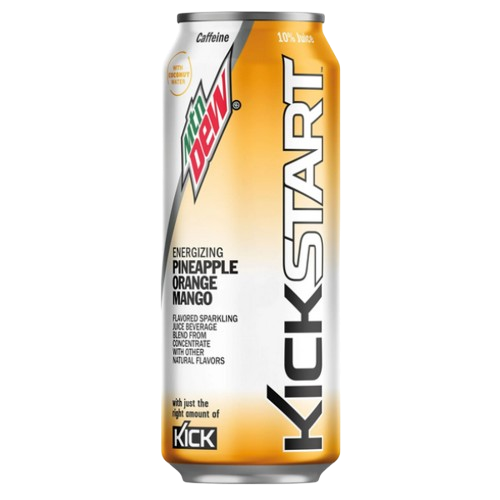 Mountain Dew Kickstart Pineapple Orange Mango