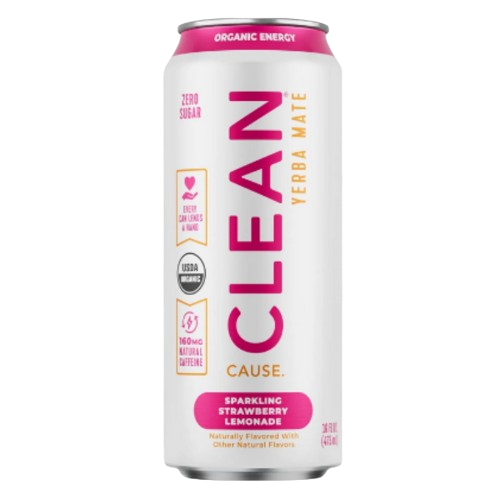 Clean Cause Energy Strawberry Lemonade