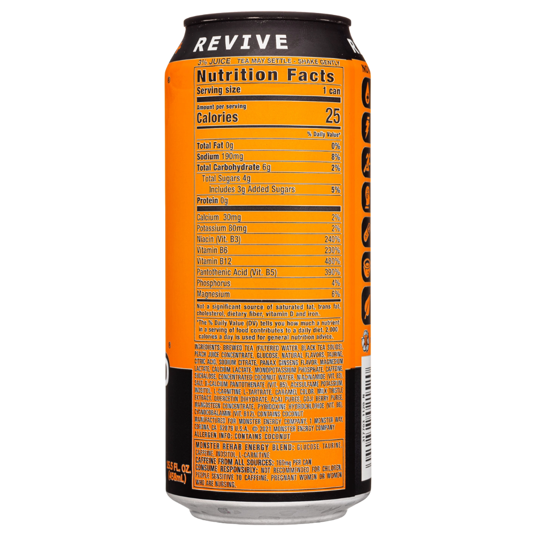 Monster Rehab Peach Tea