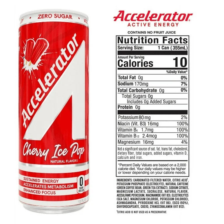 Accelerator energy drink bundled by EnergyDrinkcity