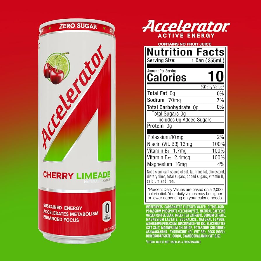 Accelerator energy drink bundled by EnergyDrinkcity