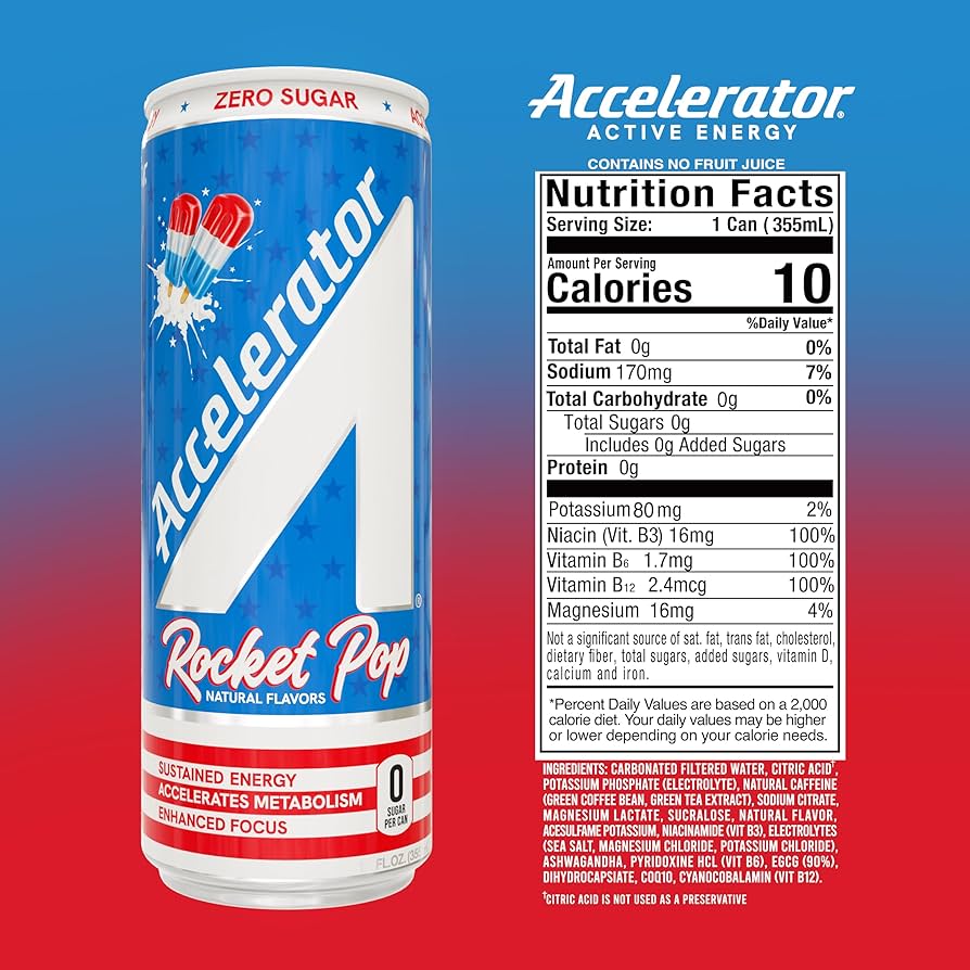 Accelerator energy drink bundled by EnergyDrinkcity