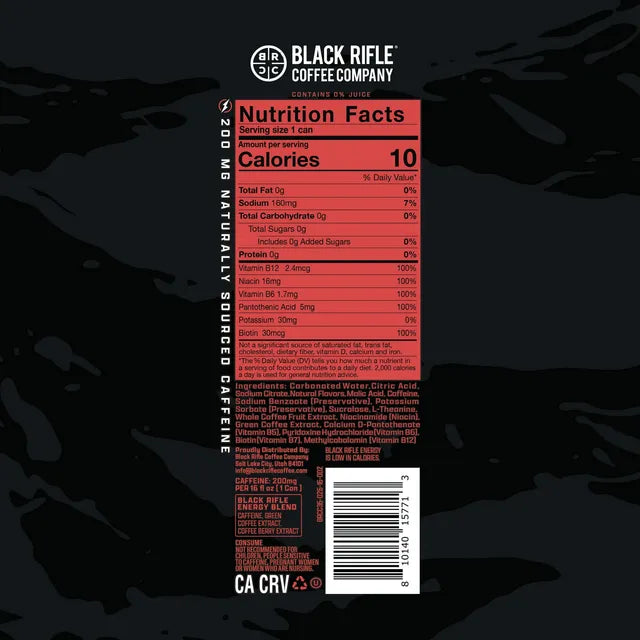 black rifle energy drink bundled by EnergyDrinkcity