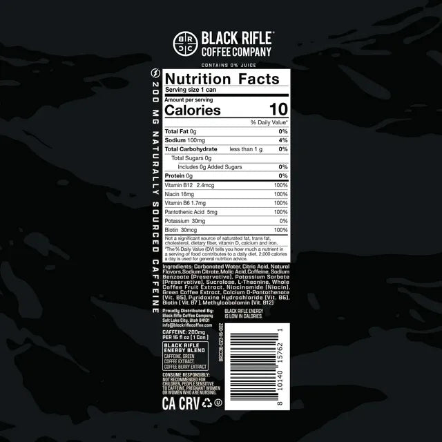 black rifle energy drink bundled by EnergyDrinkcity