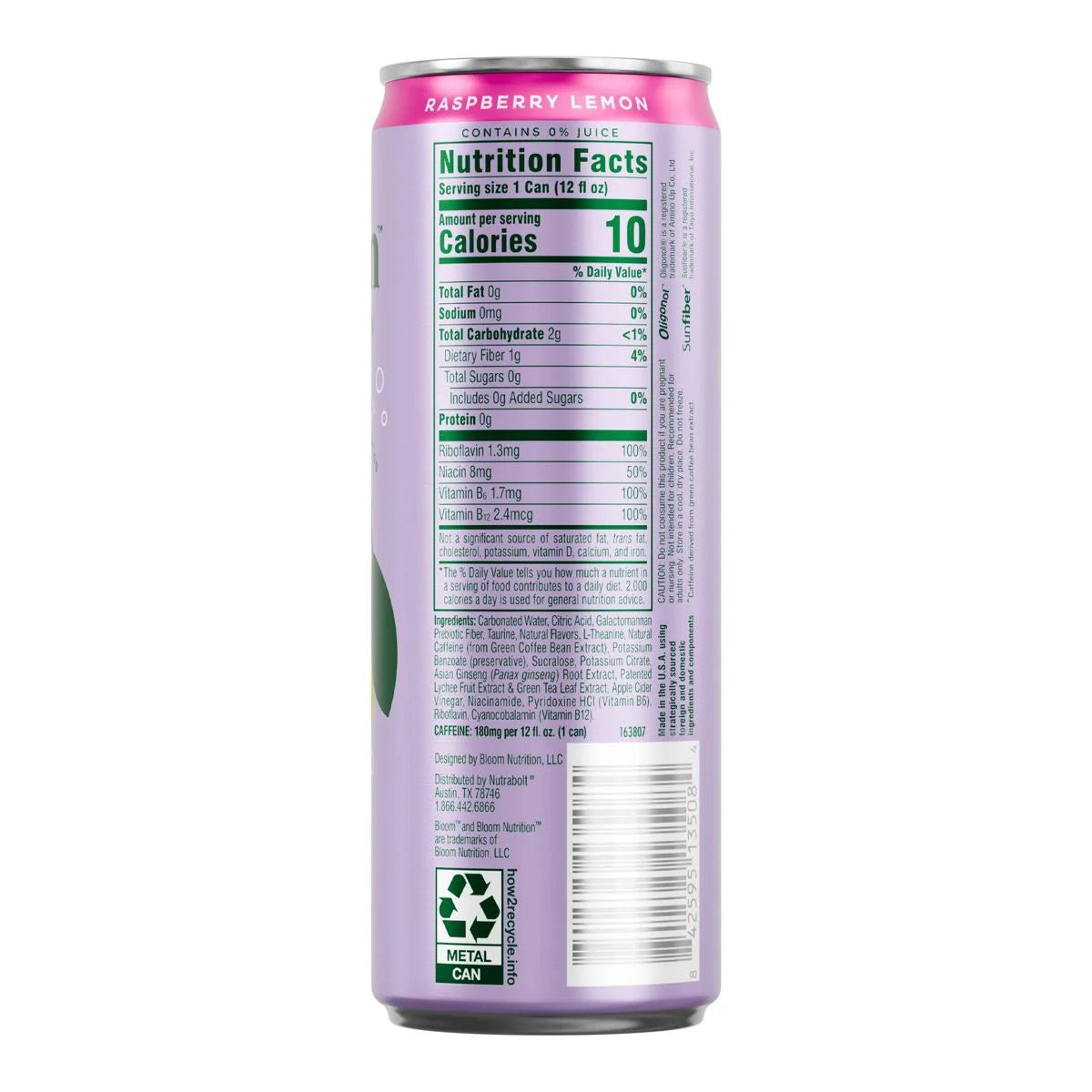 Bloom Energy Raspberry Lemon