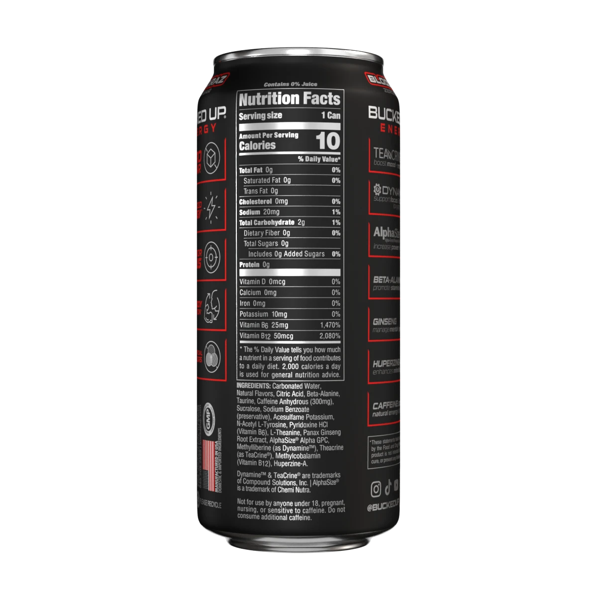 Bucked up energy drink bundled by EnergyDrinkcity