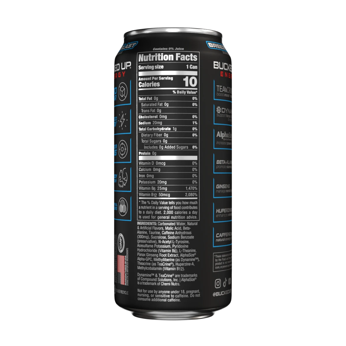 Bucked up energy drink bundled by EnergyDrinkcity