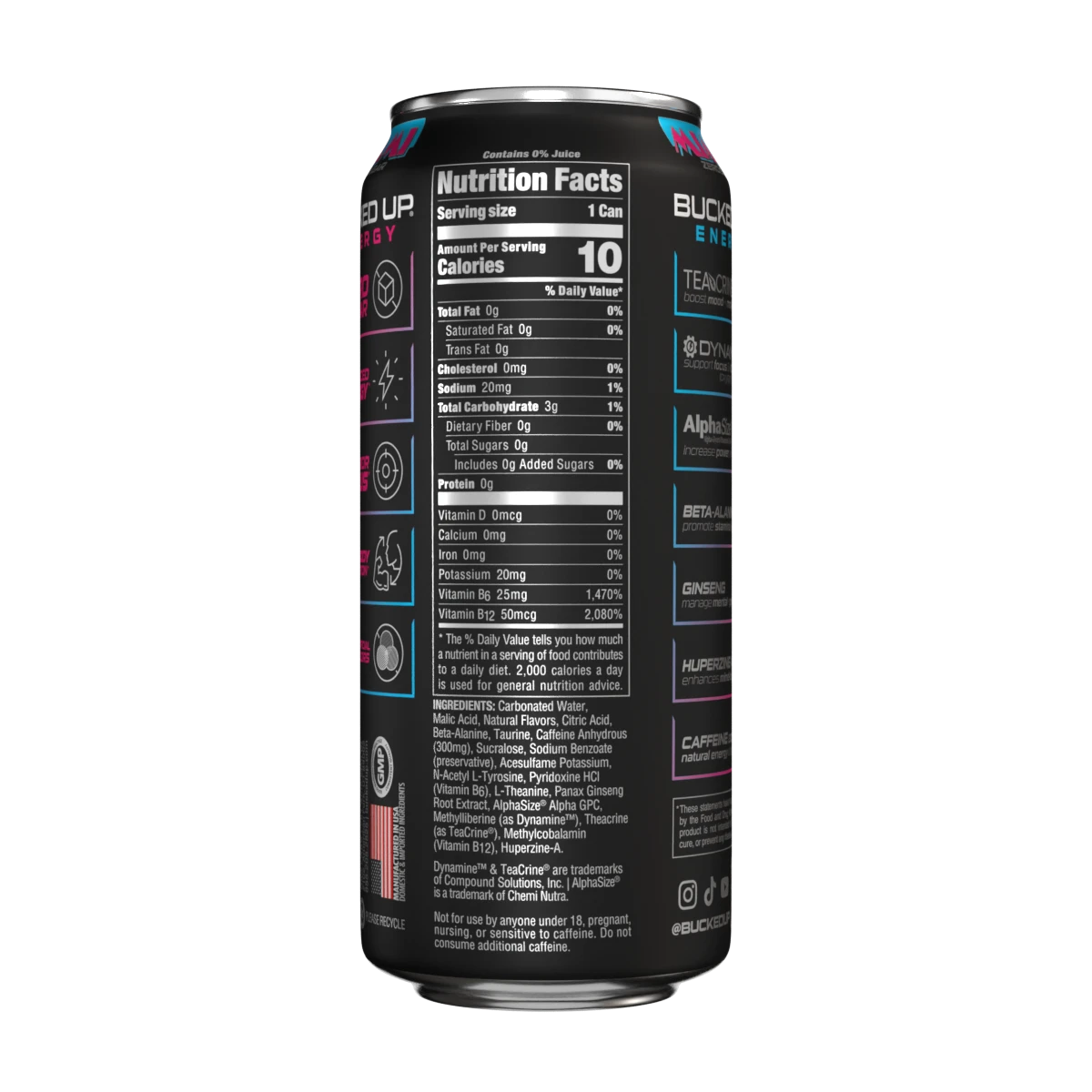 Bucked up energy drink bundled by EnergyDrinkcity