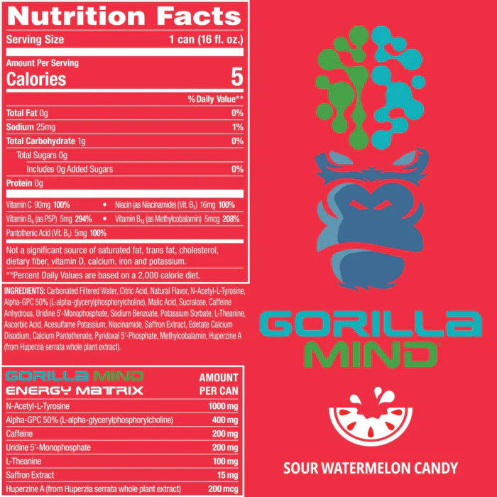 Gorilla Mind Sour Watermelon Candy