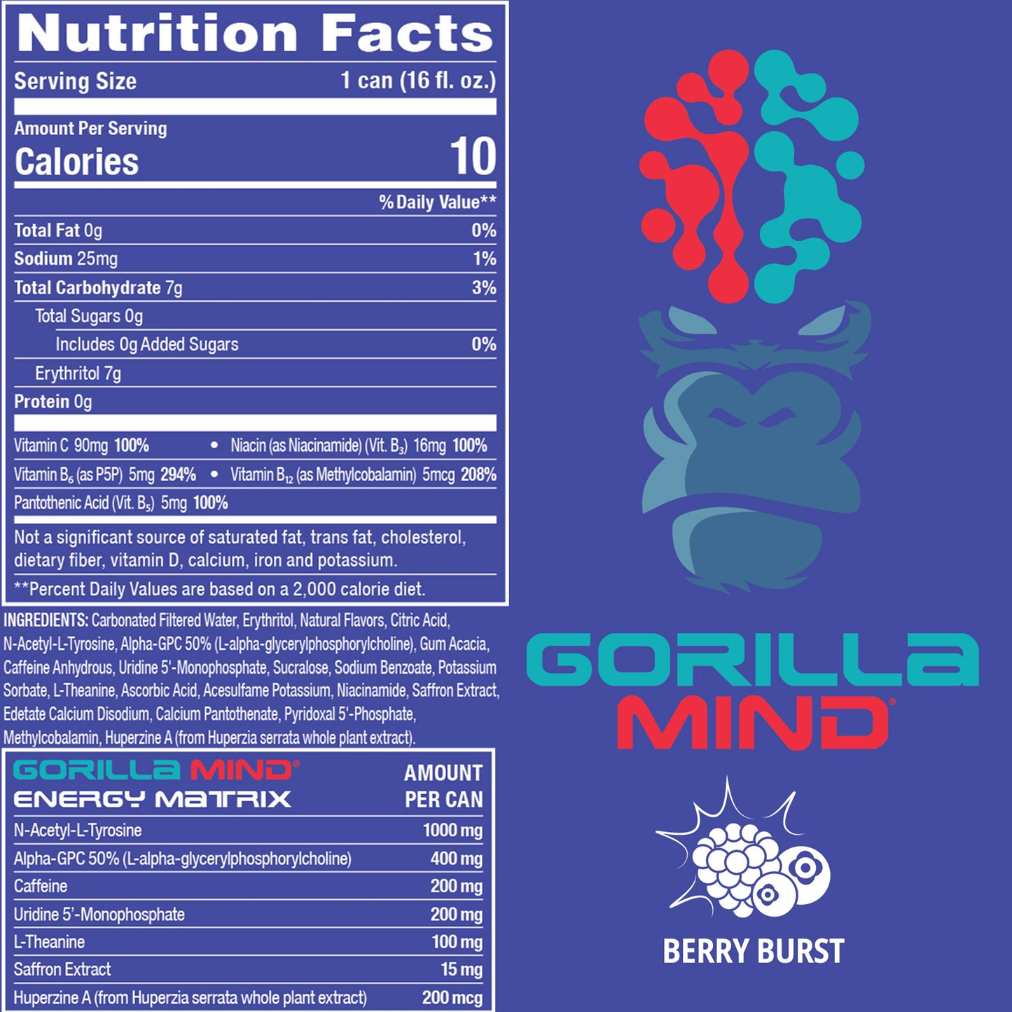 gorillamind energy drink bundled by Energydrinkcity