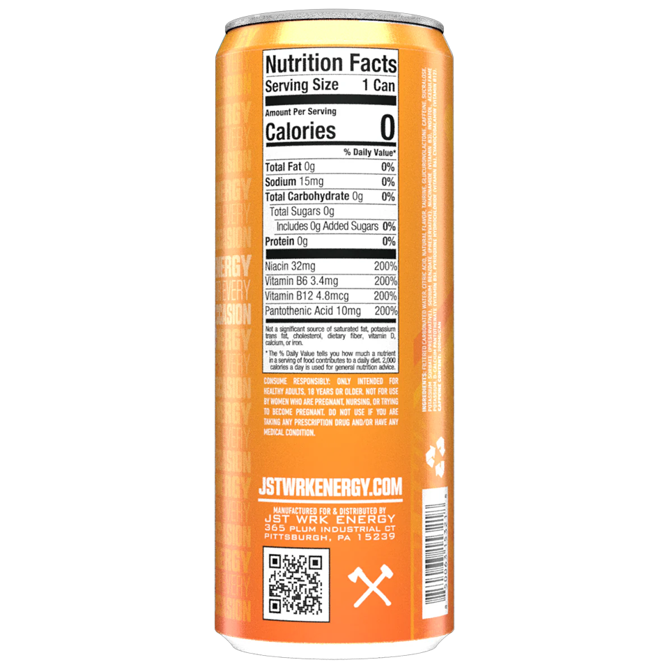 JST WRK energy drink bundled by Energydrinkcity