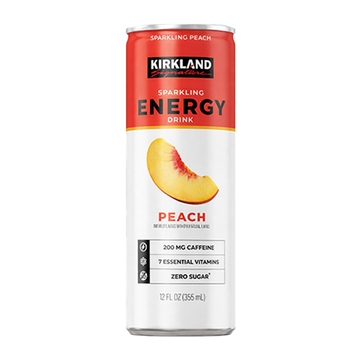 Kirkland Sparkling Energy Peach