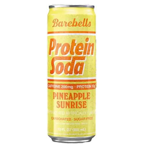 Barebells Protein Energy Soda Pineapple Sunrise