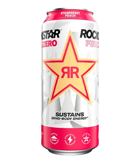 Rockstar Zero Strawberry Peach