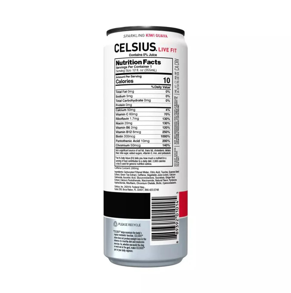 Celsius Kiwi Guava