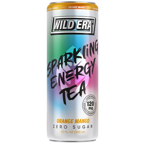 Wild Era Sparkling Energy Tea Zero Sugar Orange Mango