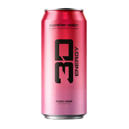 3D Energy Raspberry Sorbet