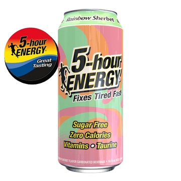 5 Hour Energy Rainbow Sherbet