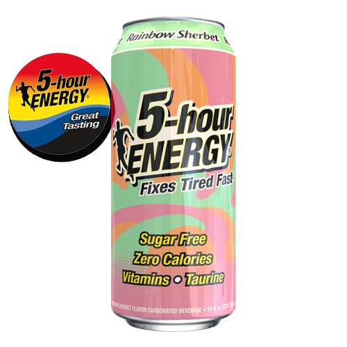 5 Hour Energy Rainbow Sherbet