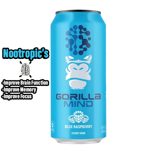 Gorilla Mind Blue Raspberry