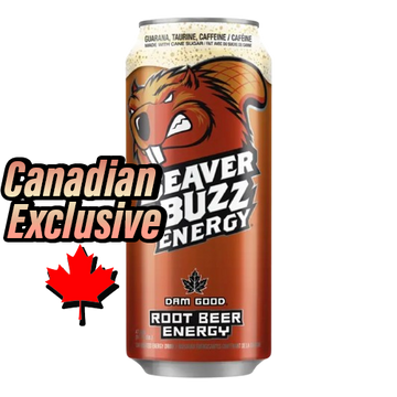 Beaver Buzz Energy Root Beer