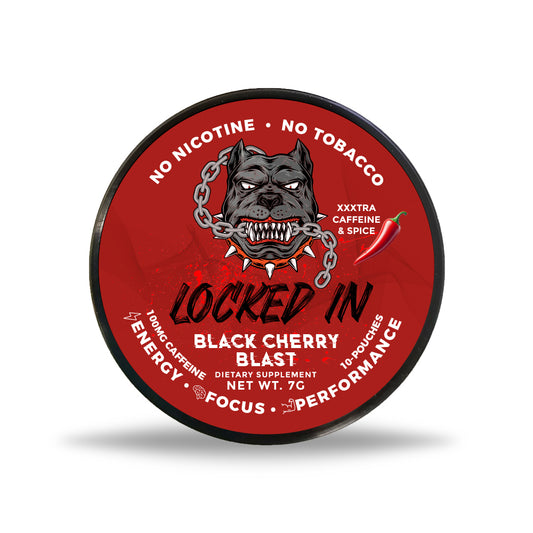 Locked In (Energy Pouches) - Black Cherry