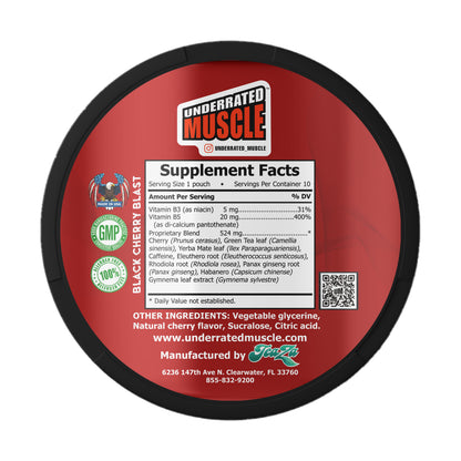 Locked In (Energy Pouches) - Black Cherry