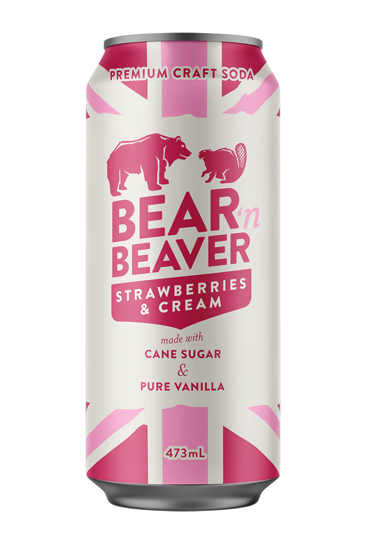 Bear 'n Beaver Strawberries & Cream