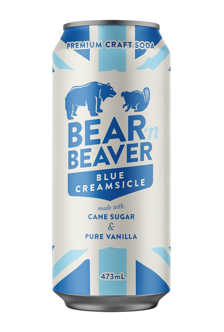 Bear 'n Beaver Blue Creamsicle