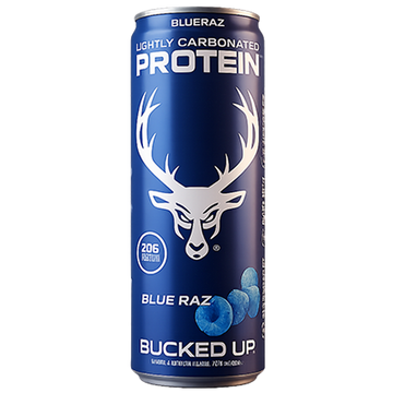 Bucked Up Protein 12 oz Blue Raz