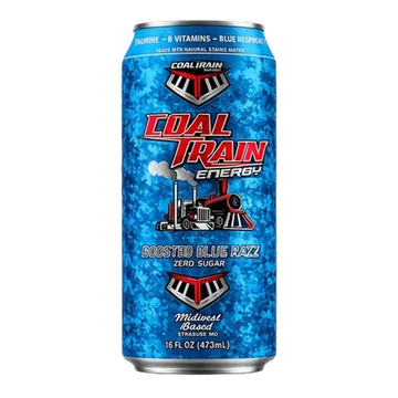Coal Train Energy Boosted Blue Razz
