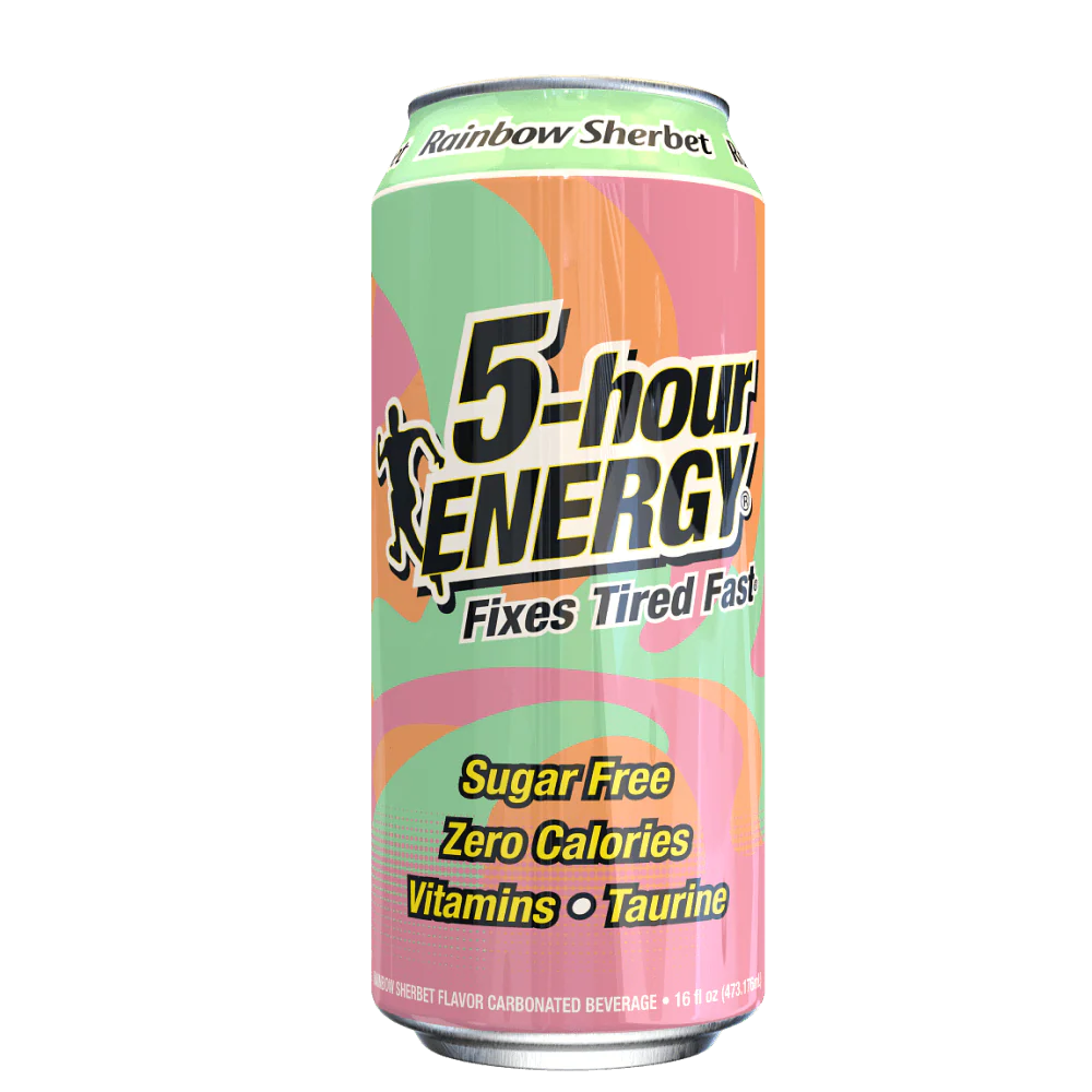 5 Hour Energy Rainbow Sherbet