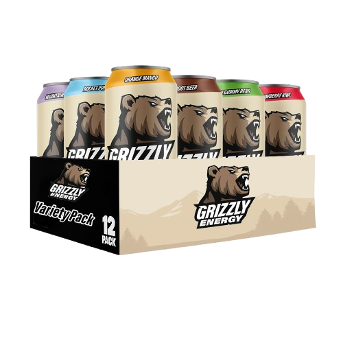 GRIZZLY Energy Variety Pack - 12 pack