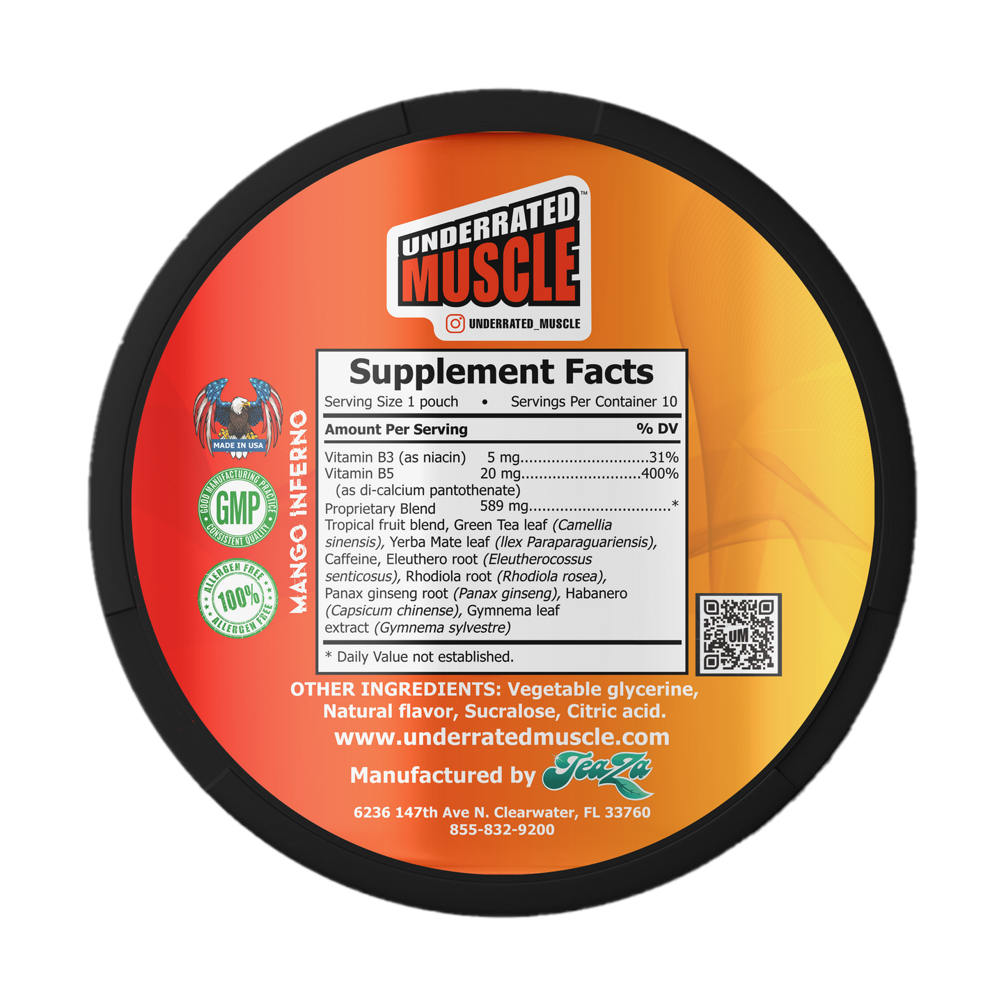 Locked In (Energy Pouches) - Mango Inferno