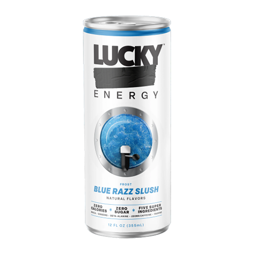 Lucky Energy Blue Razz Slush