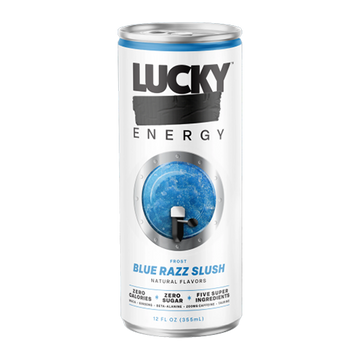 Lucky Energy Blue Razz Slush