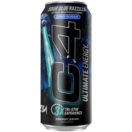C4 Razilla C4 Ultimate Sour Blue RAZZILLA – EnergyDrinkCity