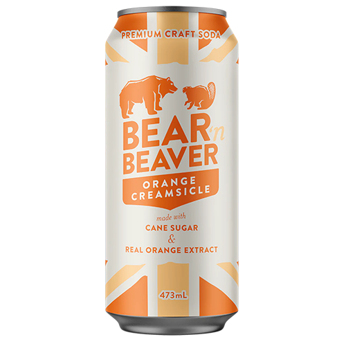 Bear 'n Beaver Craft Soda Orange Creamsicle