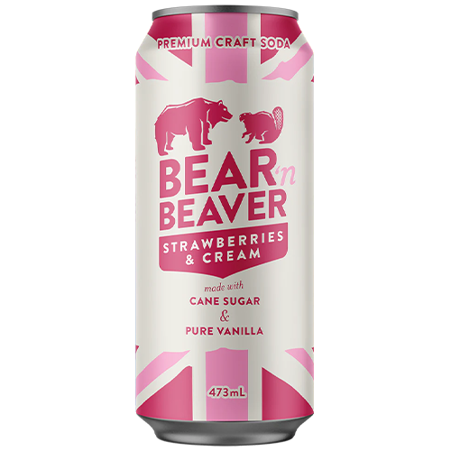 Bear 'n Beaver Strawberries & Cream