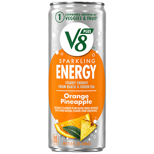 V8 Sparkling Energy Orange Pineapple