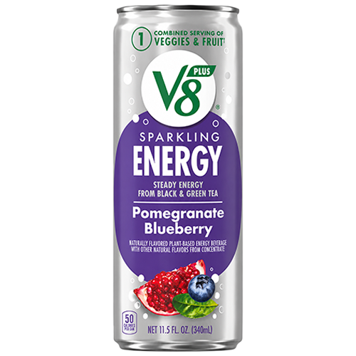 V8 Sparkling Energy Pomegranate Blueberry
